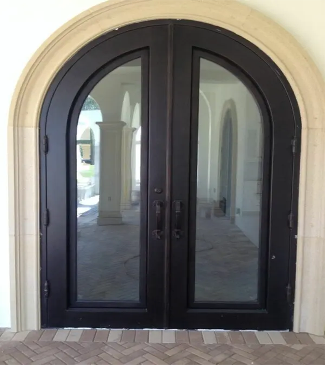 Full Lite iron door design