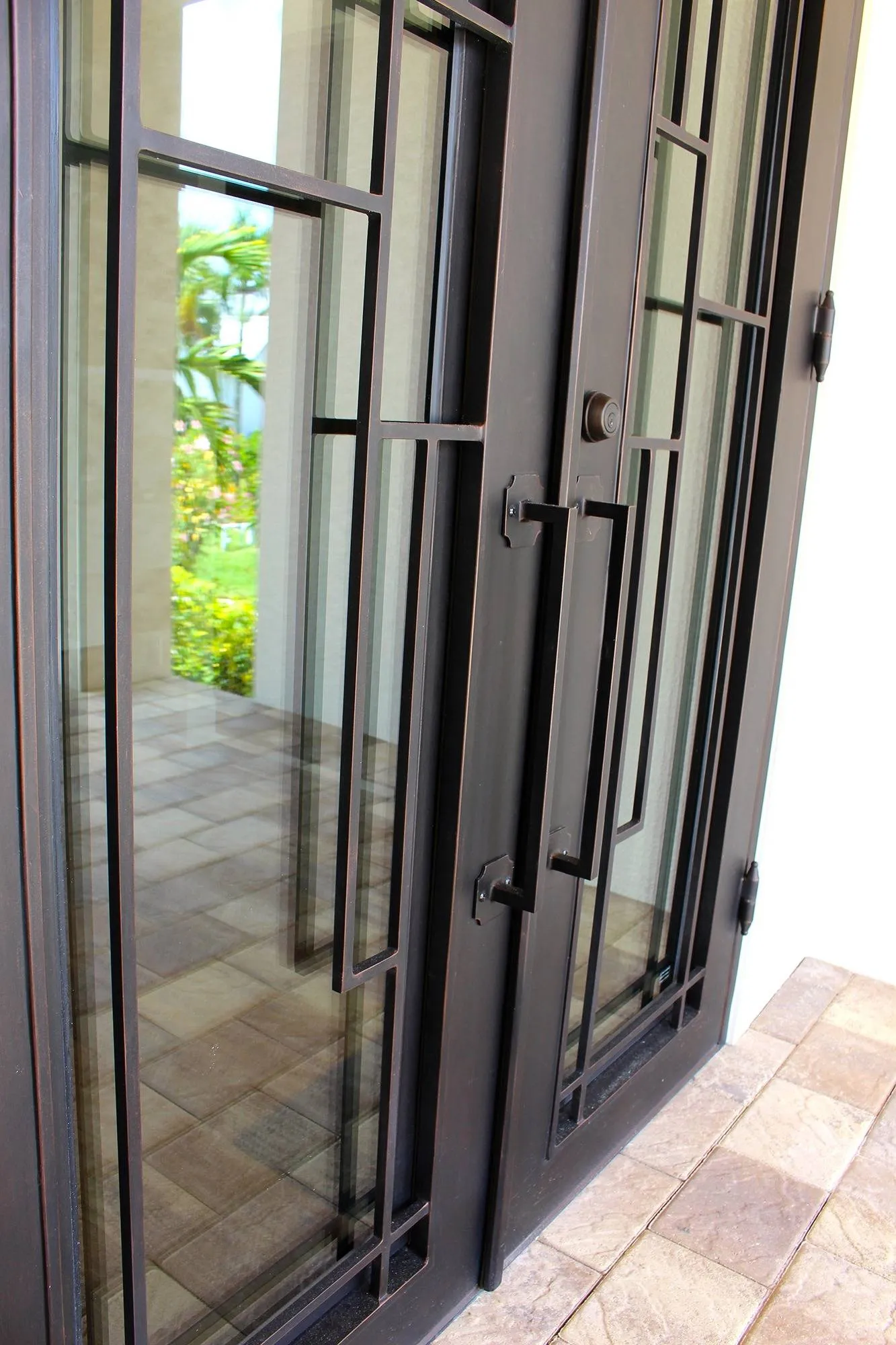Contemporary 2 iron door design