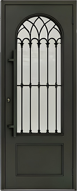 Iron Pivot Decorative pivot door