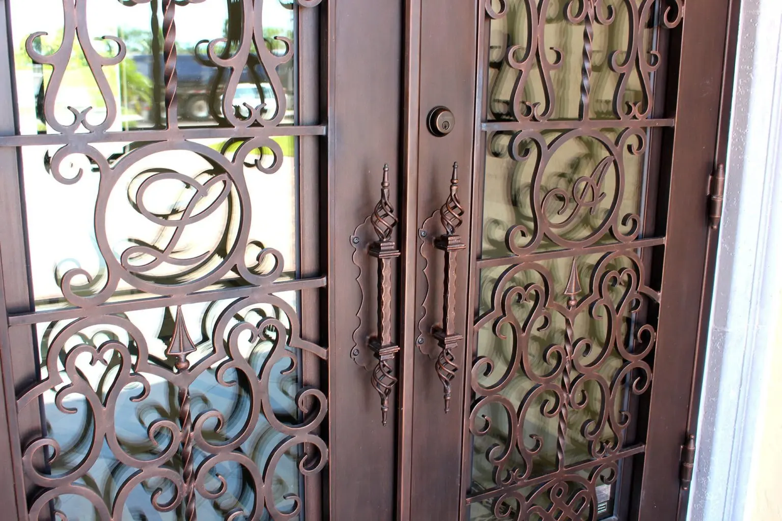 Mediterranean 17 iron door design