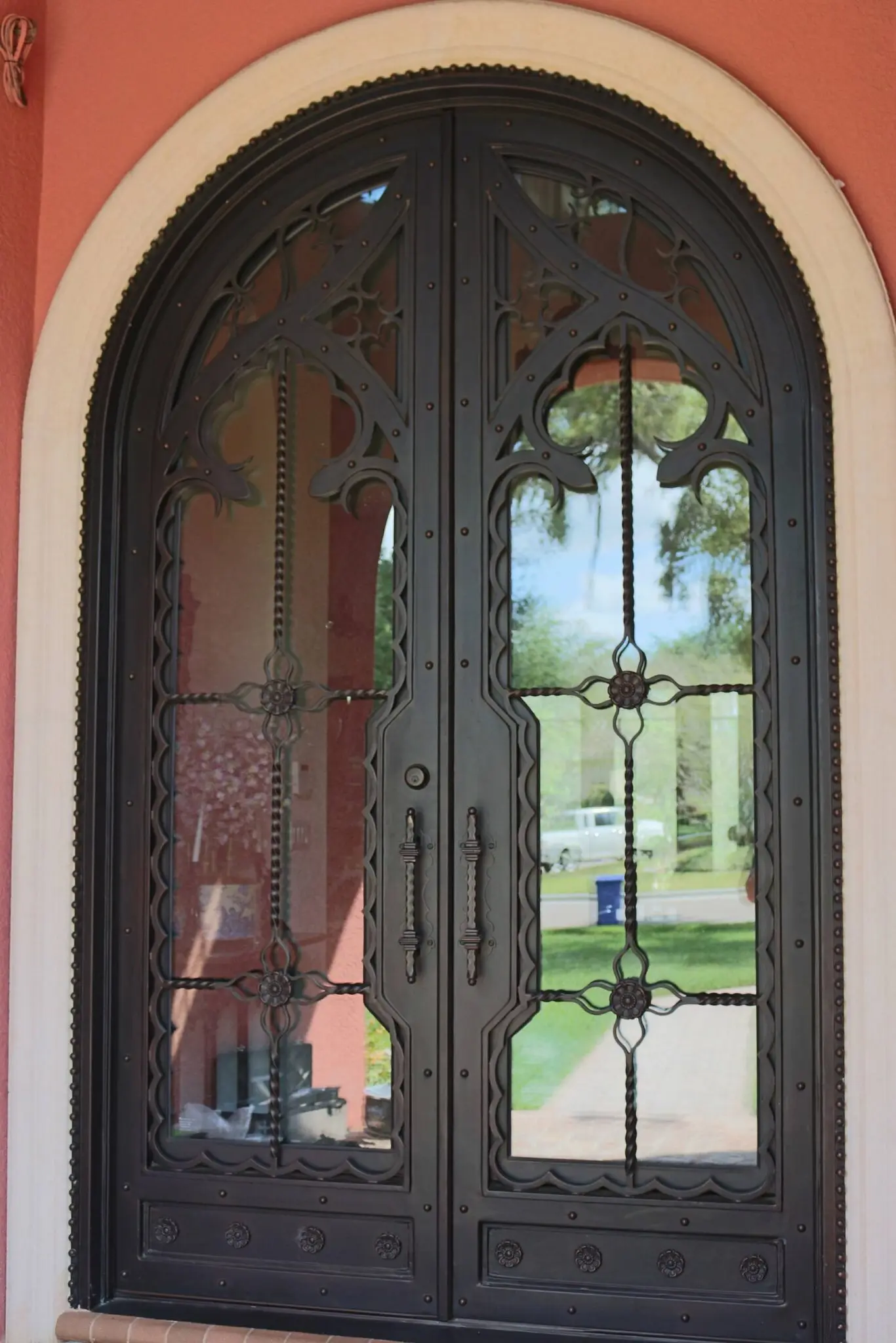 Mediterranean 24 iron door design