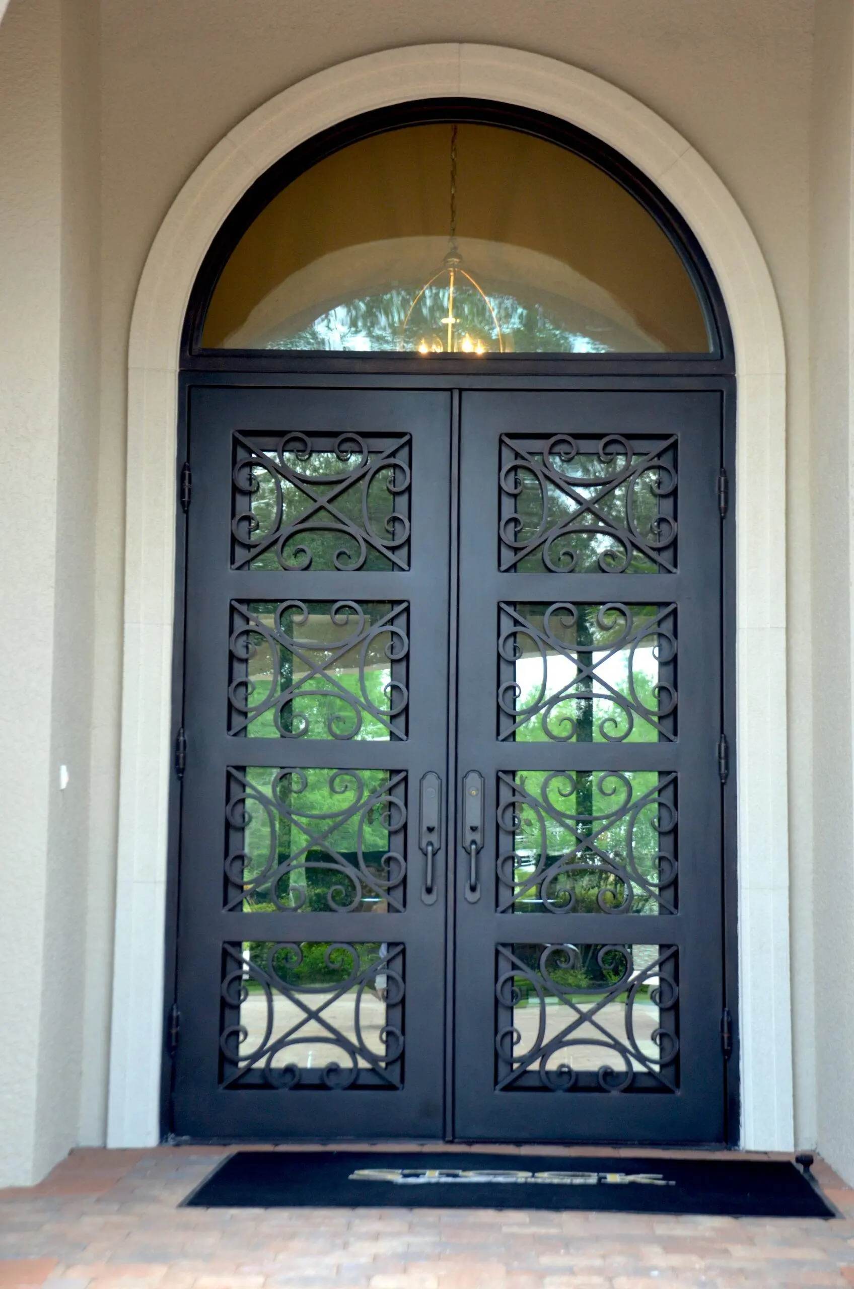 Anne-Marie iron door design