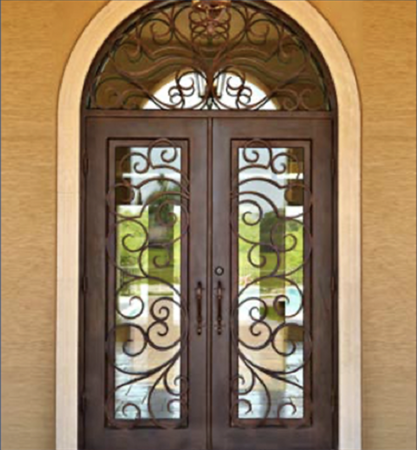 Olympia iron door design