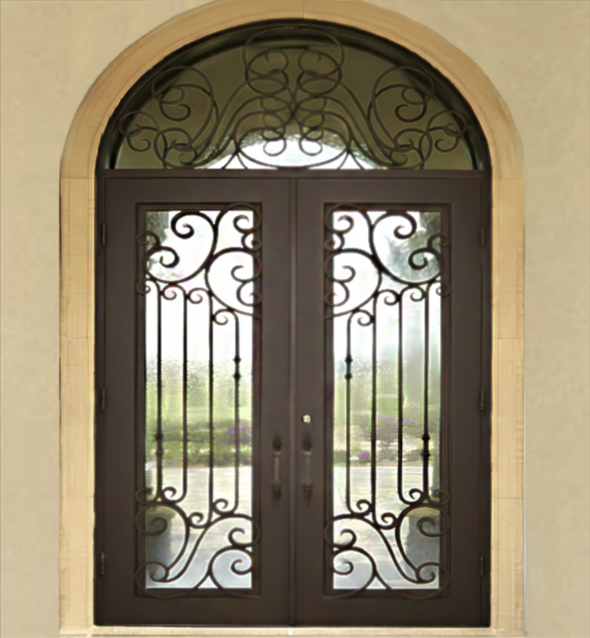 Romantica iron door design
