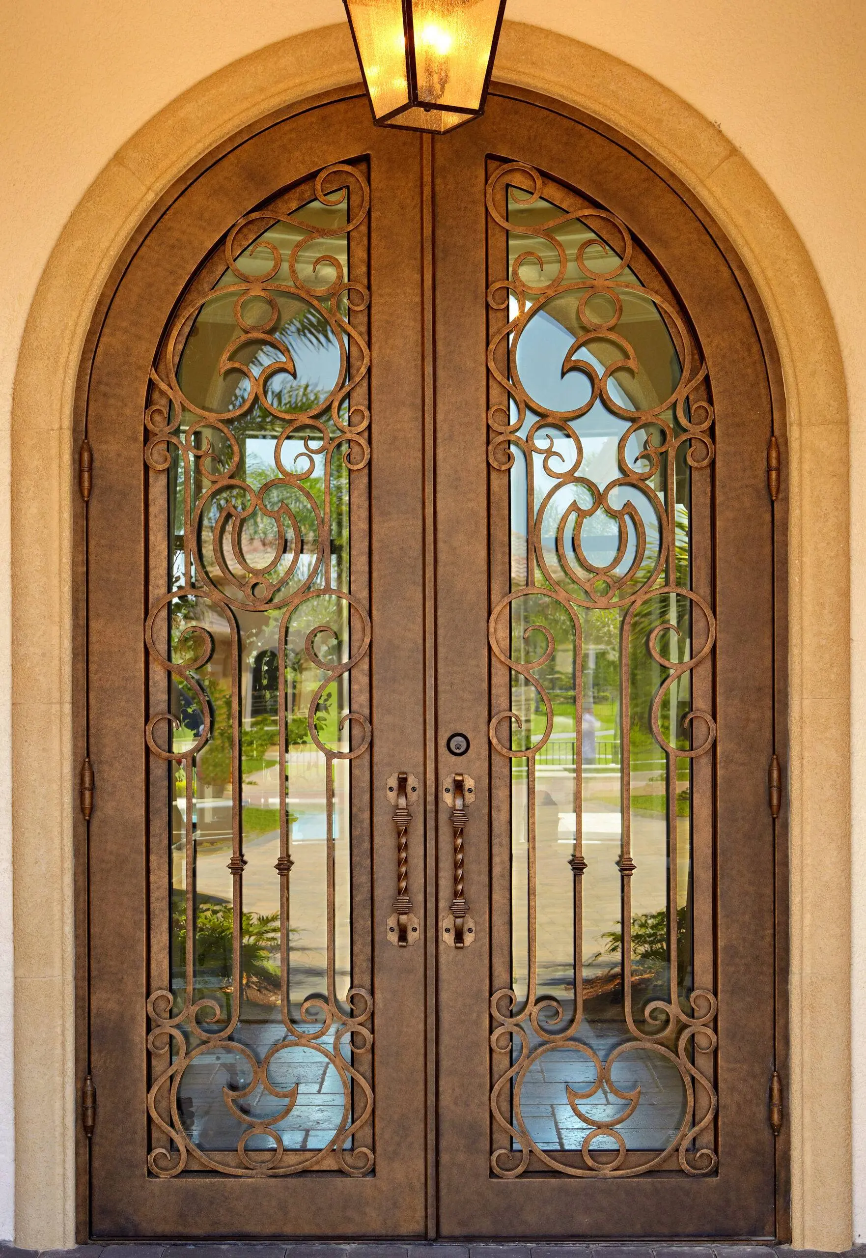 Rosaline iron door design
