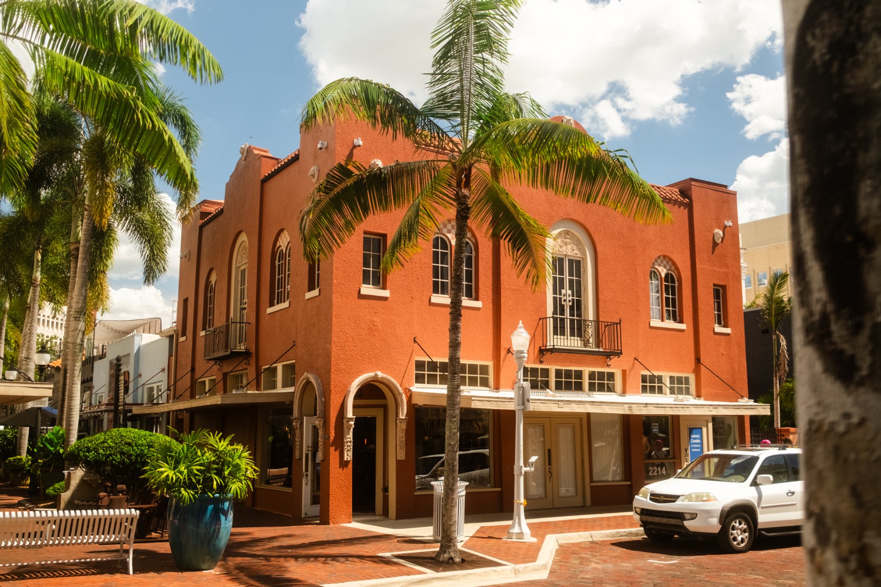 Historic commercial building corner