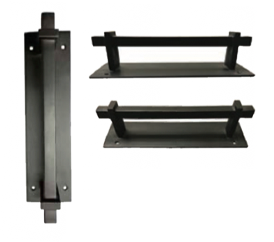PCIW5 iron door pull, plate and profile