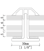 TDL muntin profile