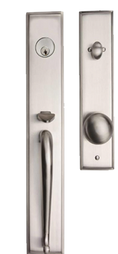 SQTUB escutcheon with Windsor knob