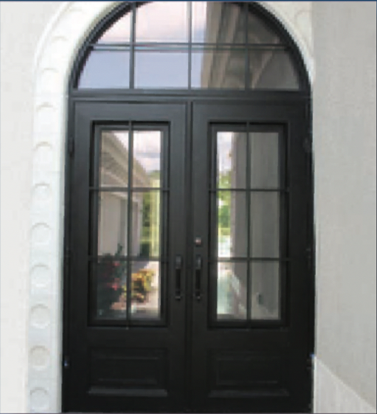 Bastrop iron door design