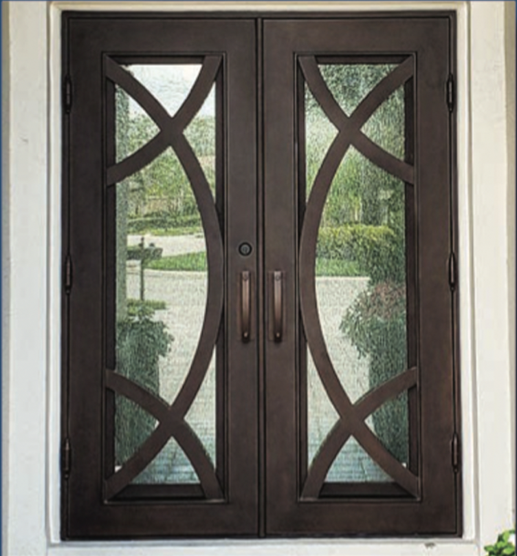 Eclipse iron door design