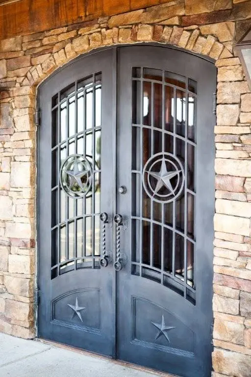 Lone Star iron door design